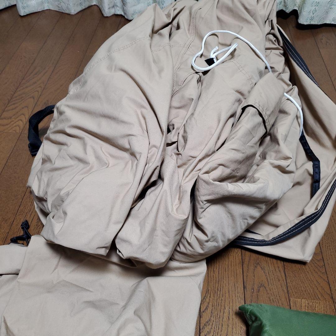 POMOLY TC ワンポールテント 煙突穴付き 3～5人用　フルインナー付き