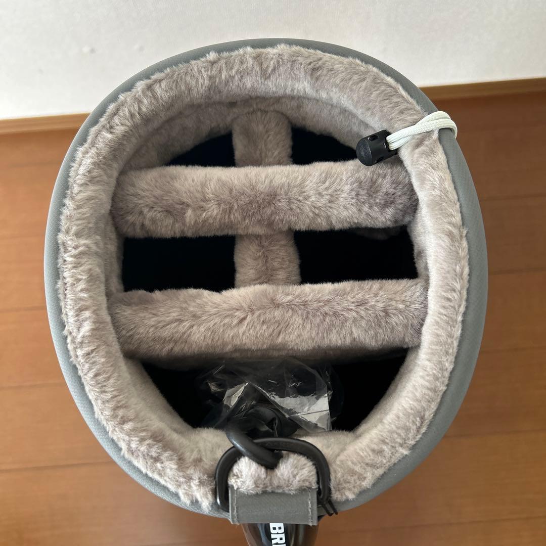 美品BRIEFING ブリーフィング キャディバッグ CR-6 灰色 グレー