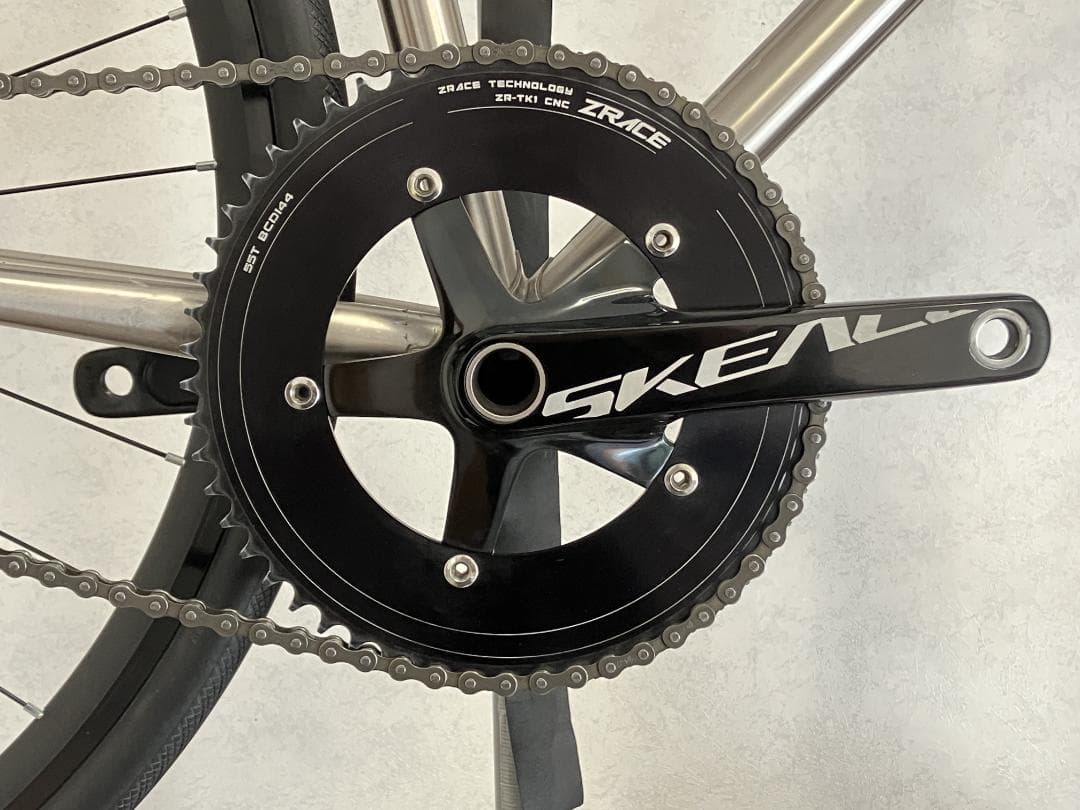 レイノルズ921ステンレスピストバイク EmmeAkka新品パーツ多数同梱