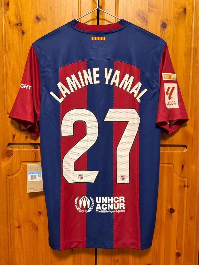 NIKE FCバルセロナ ユニフォーム ラミン・ヤマル 27 Mサイズ