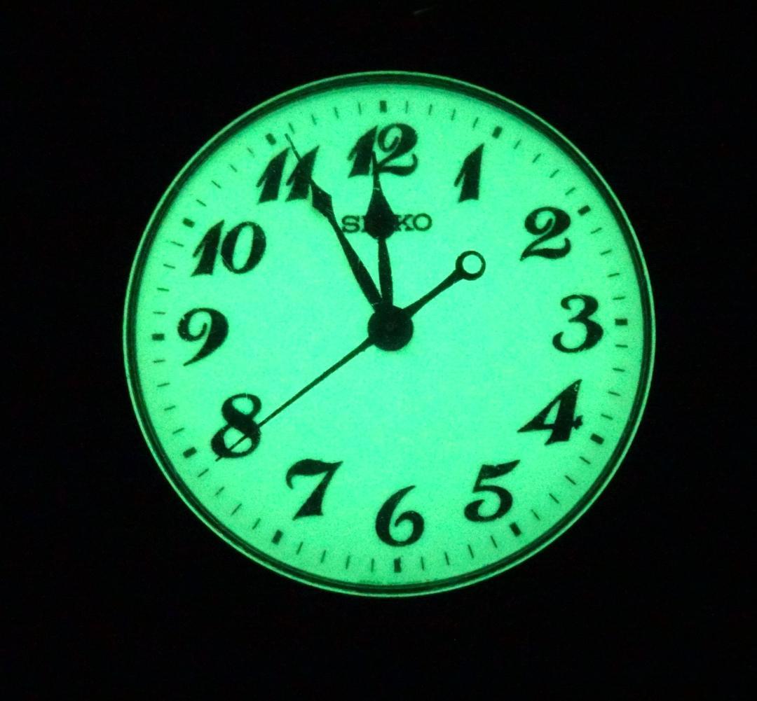 電池交換済 稼働品 JR東海 在来線 運転士 懐中時計 静岡 ルミブライト 蓄光