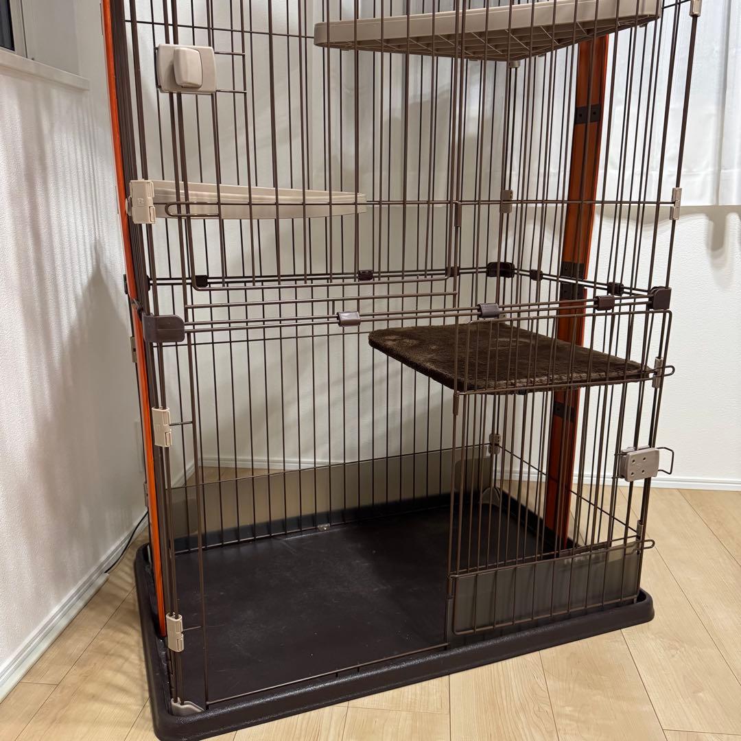 猫ケージ（キャットケージ）3段タイプ　ボンビアルコン