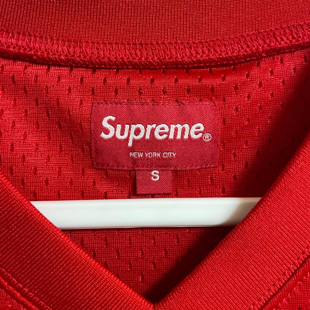 Supreme 2020 メッシュシャツ S 赤