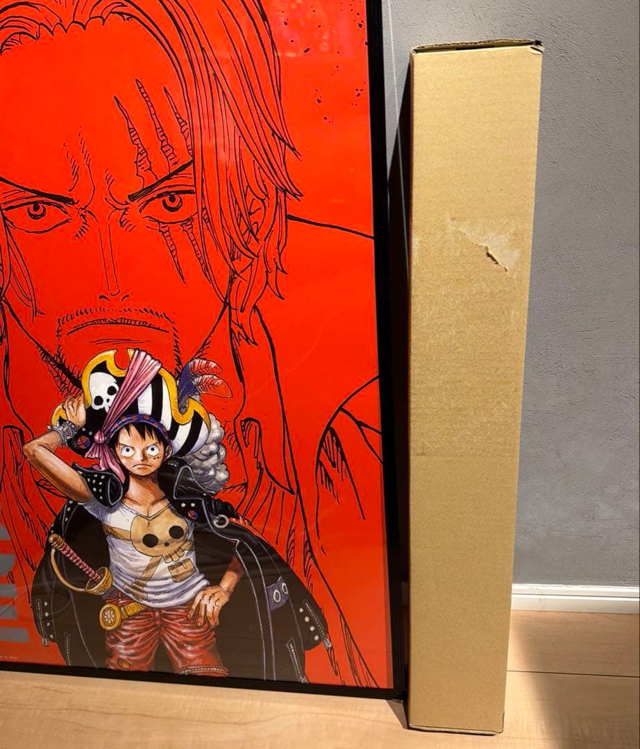 ワンピース ONEPIECE B2 ポスター シャンクス ルフィ RED