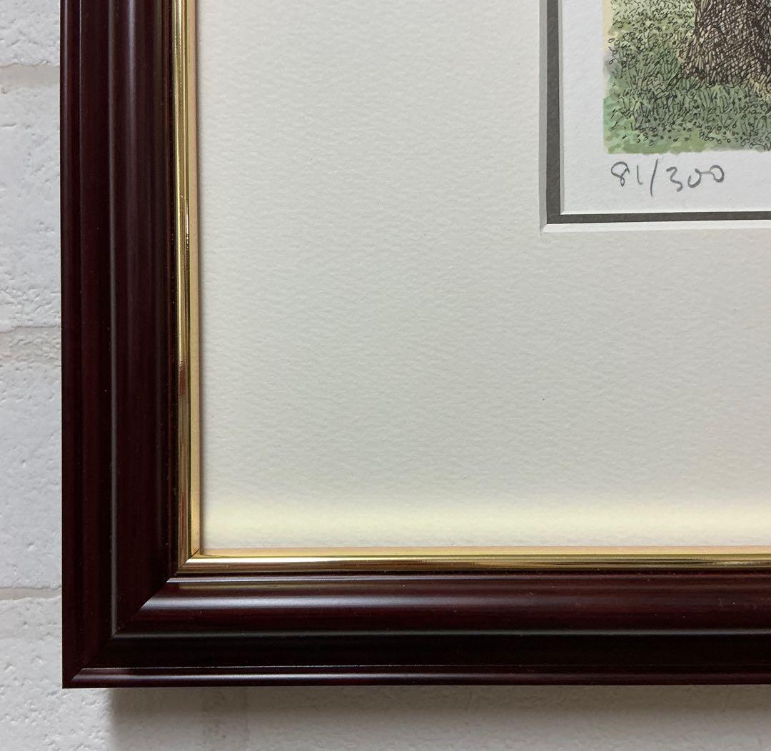 織田義郎 草原の家 Green Field Ⅱ アメリカ 絵画 版画 リトグラフ