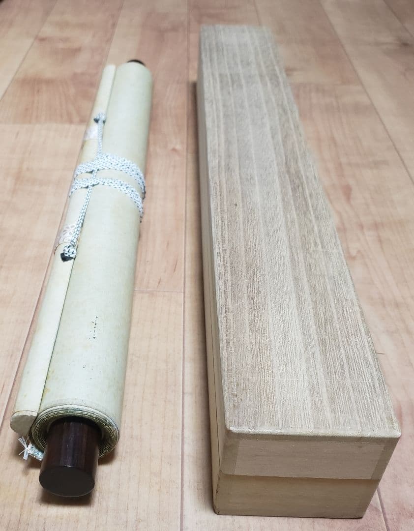 【橋弁慶図】太田文暉 697　武蔵坊弁慶 掛け軸　肉筆