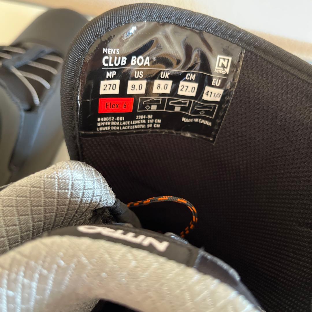 スノーボードブーツ NITRO CLUB BOA