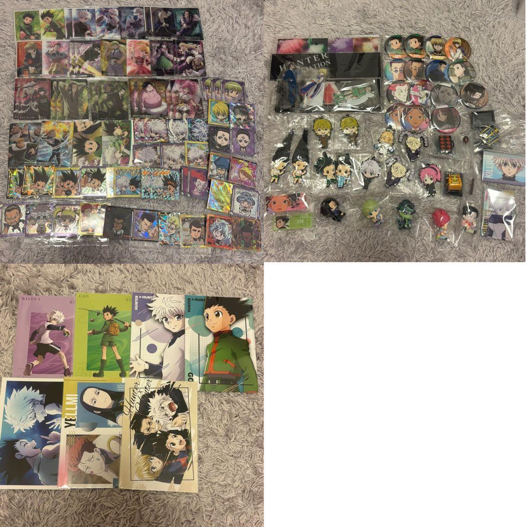 HUNTER × HUNTER 缶バッジ カード アクスタ ポストカードラバマス