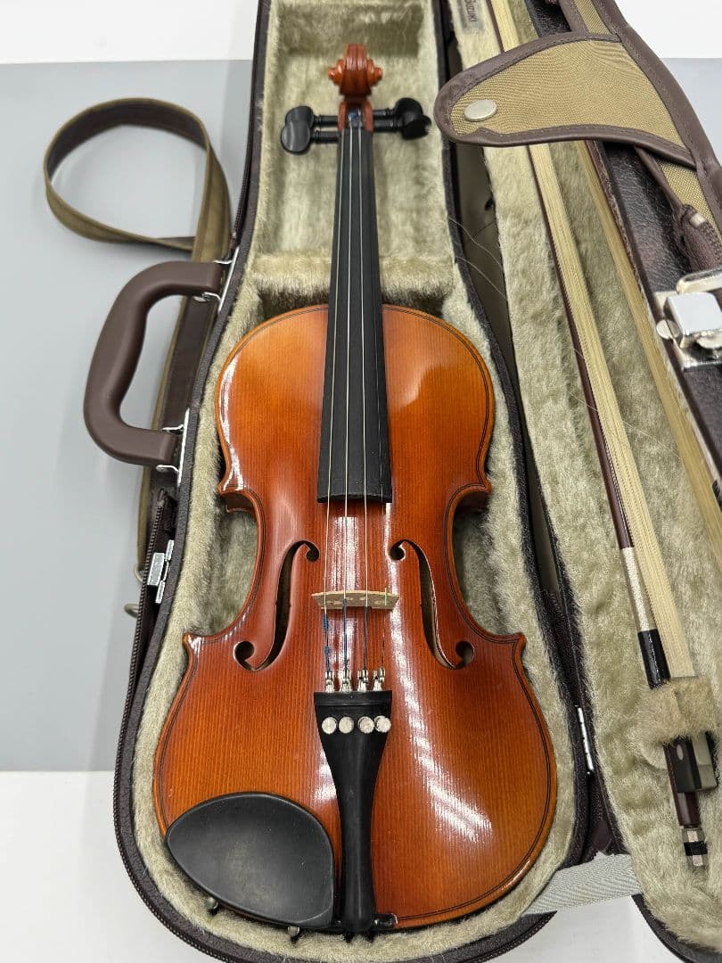 左下 スズキ バイオリン 1/2 バイオリン No.200 2001 弓ケース付