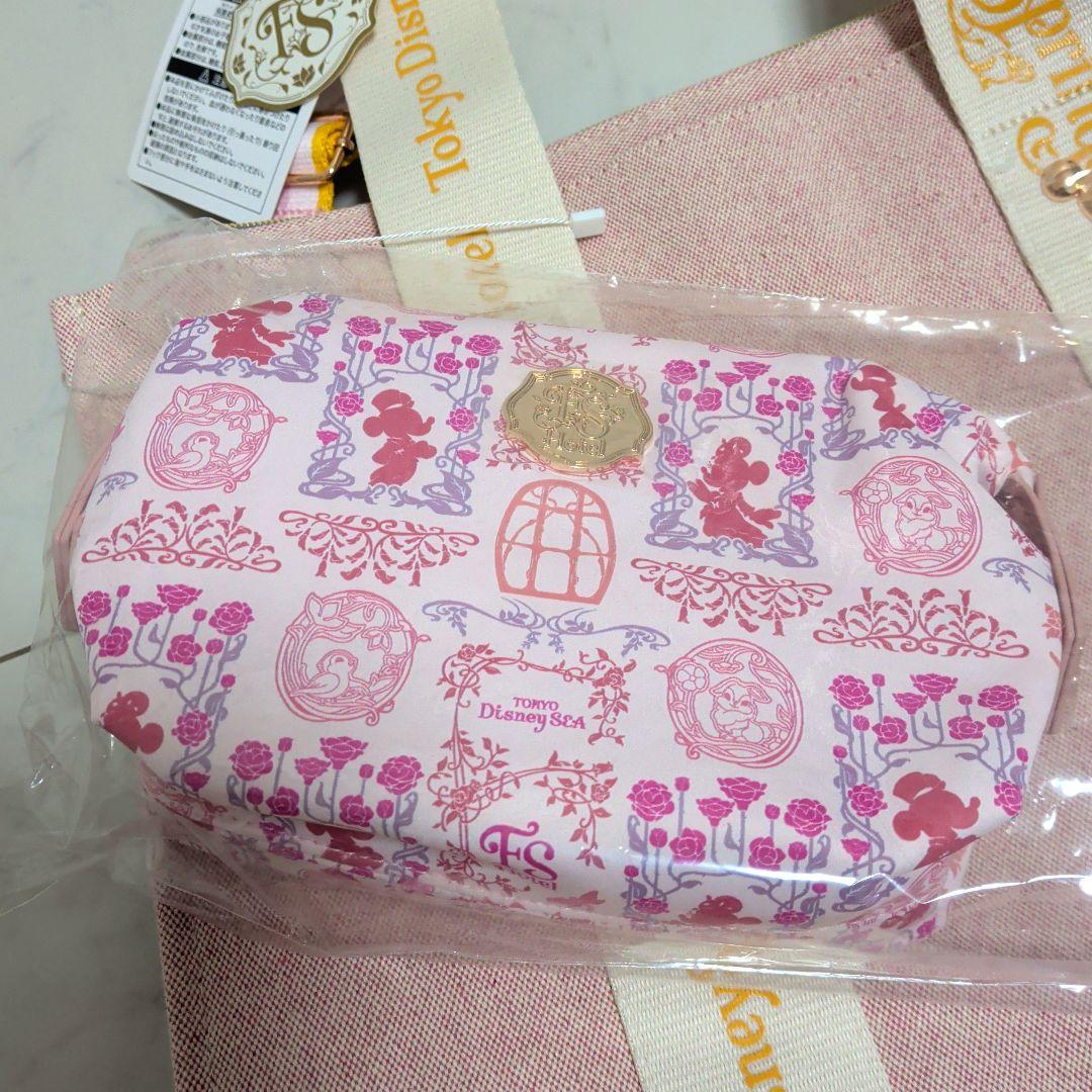 ファンタジースプリングスホテル宿泊者限定トートバッグ&ポーチ&ラゲージタグ新品