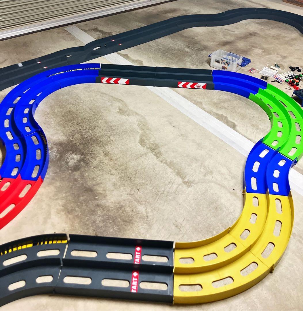 こ*こ様 ミニ四駆　 オーバルホームサーキット　バンクアプローチ　ラップタイマー