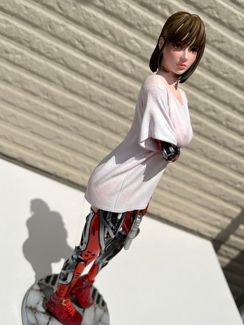 ガレージキット改造完成品　サイズ大　サイボーグ