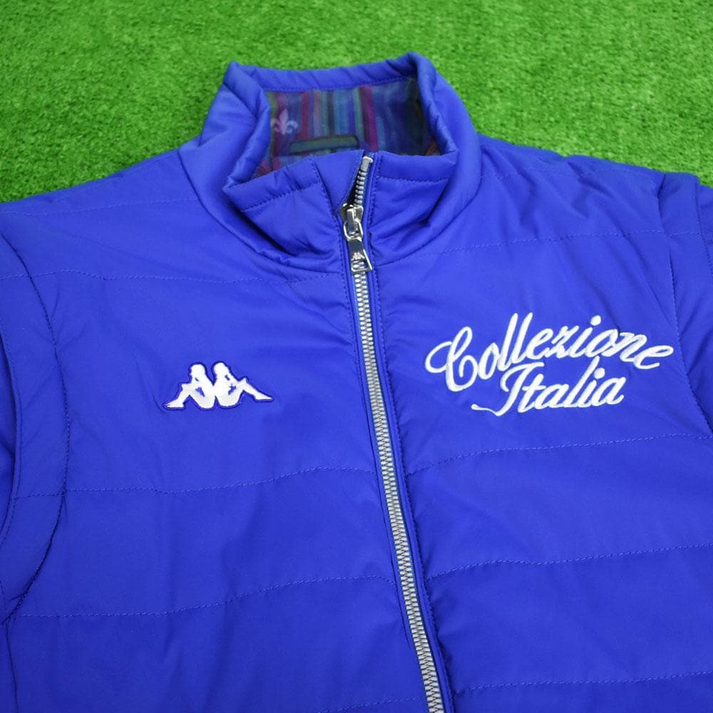 て*ち様 Kappa/カッパ ゴルフ ２ＷＡＹジャケット【ブルー/M】超美品！