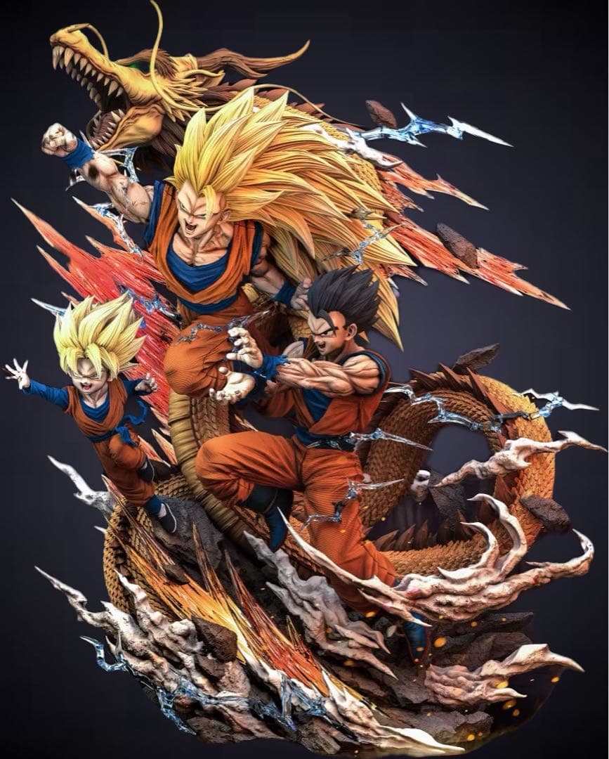 【新品】ドラゴンボール スーパーサイヤ人 フィギュア ガレージキット