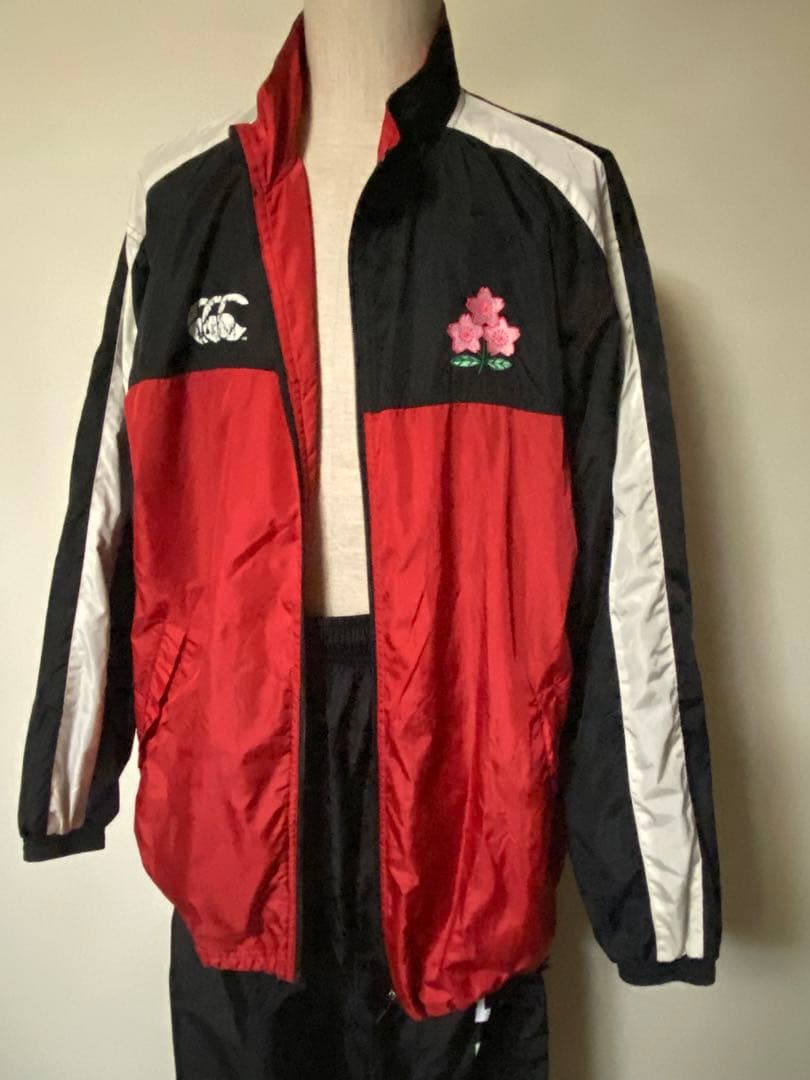 カンタベリー 日本代表 ウォームアップウェア 赤/黒