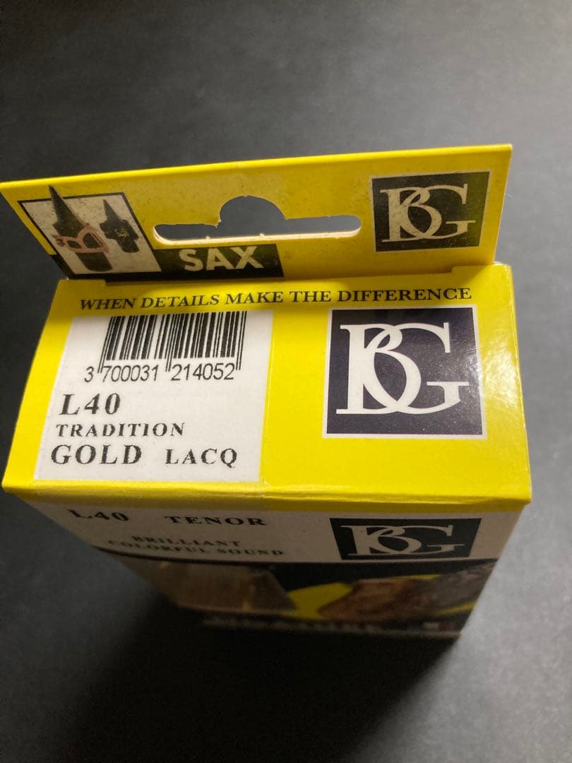 BG L40 テナーサックスリガチャー、キャップ