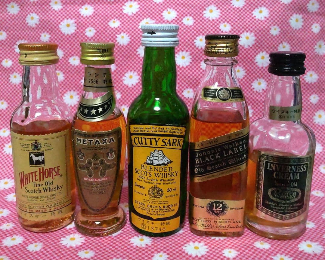 ✿ミニボトル ウイスキー & お酒、★古酒１０本セット★新品未開栓★