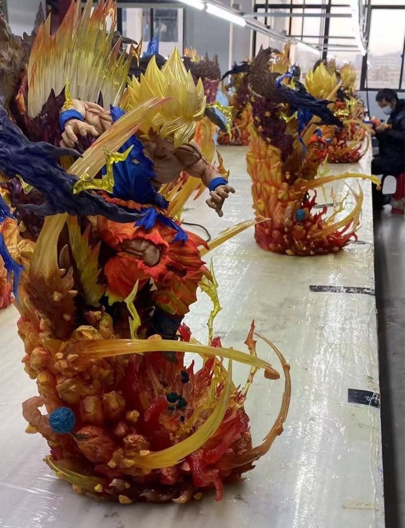 ドラゴンボール 孫悟空 ガレキ ガレージキット スタチューX③⑦⑦