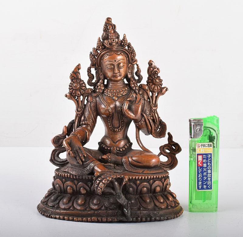 RITAO専用　仏教美術　古銅　チベット仏　仏像　置物　M　R4042
