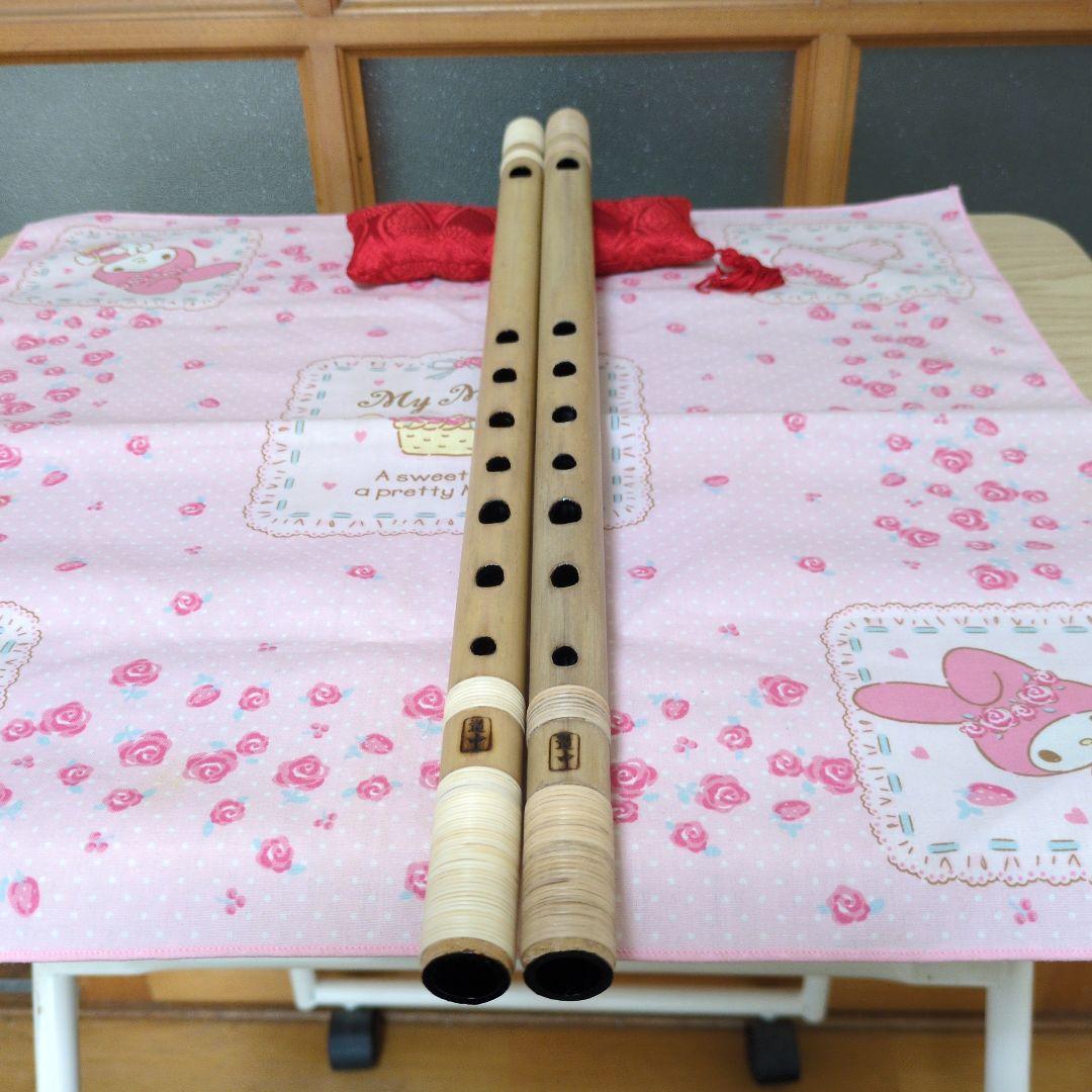 ニキ篠笛六本調子唄用二管（道中）新品