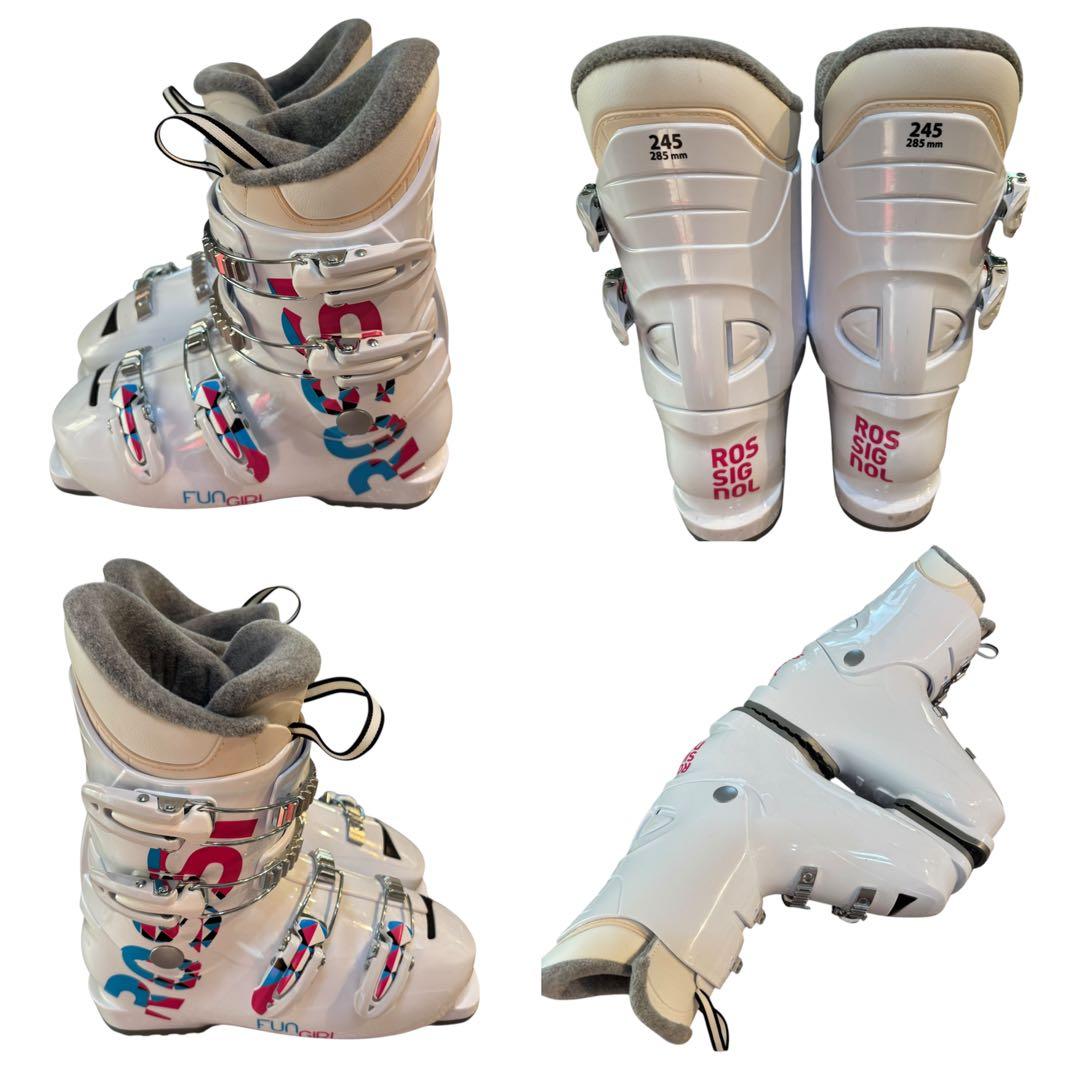 ジュニアスキーセット　ATOMIC 120cm ロシニョール　24-24.5cm