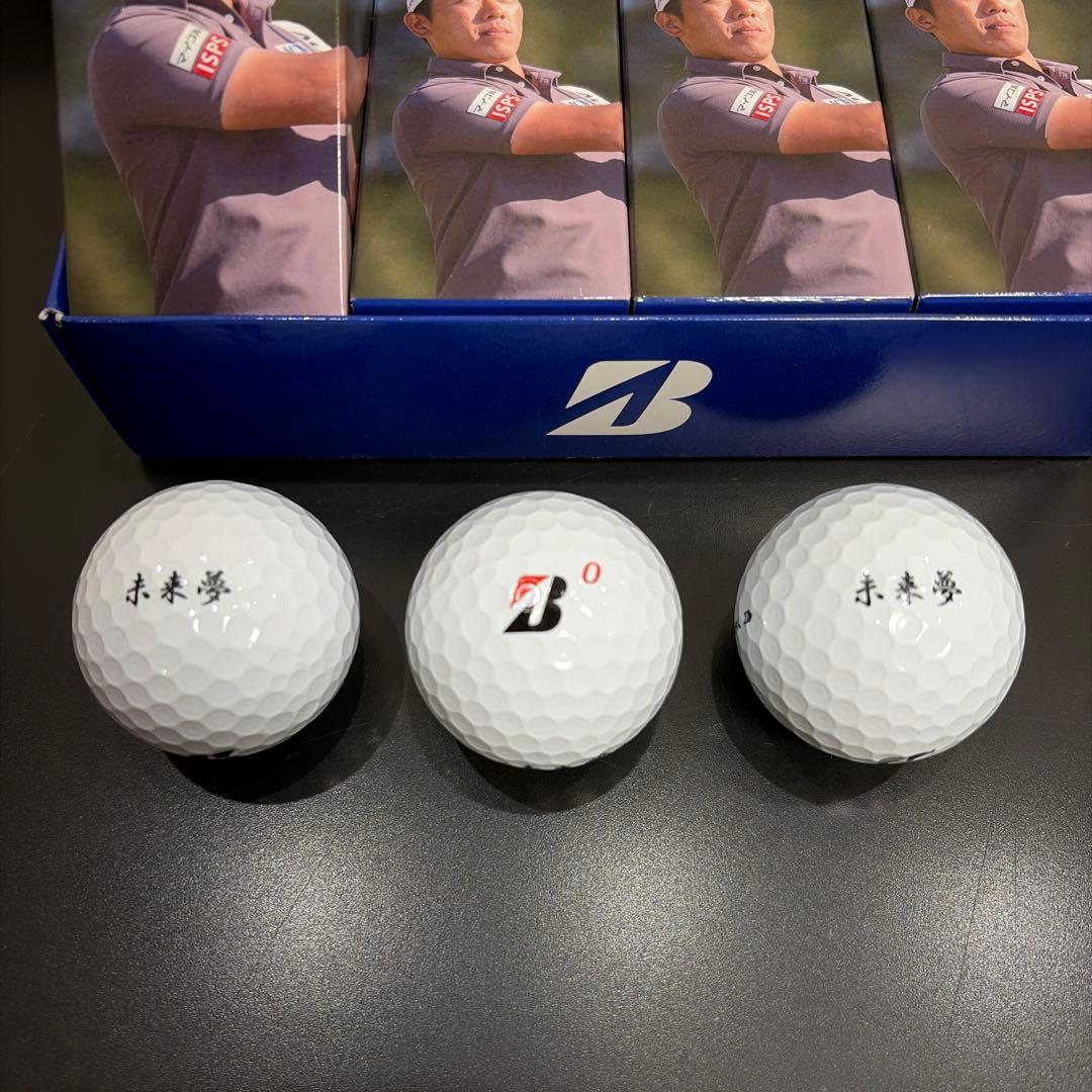 堀川未来夢プロ 本人仕様 リミテッドモデル TOUR B ゴルフボール 1ダース