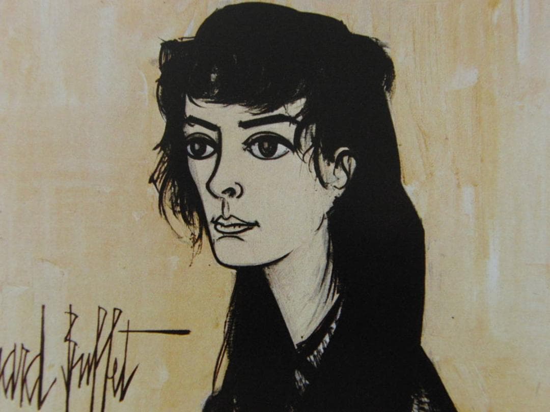 ベルナール・ビュッフェ、「Annabel a ka blouse」