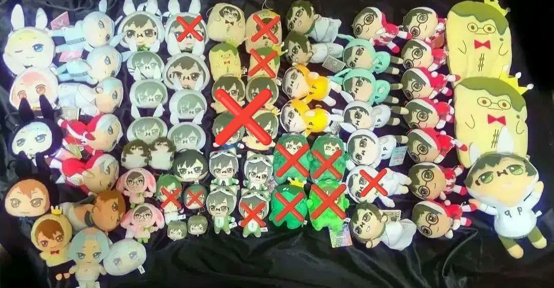 逢坂壮五 八乙女楽 四葉環 二階堂大和 十龍之介 アイナナ ぬいぐるみ ムビナナ