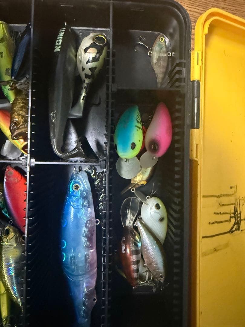 バス釣り引退セット ルアー ワーム ブルーシューター ジョイクロ