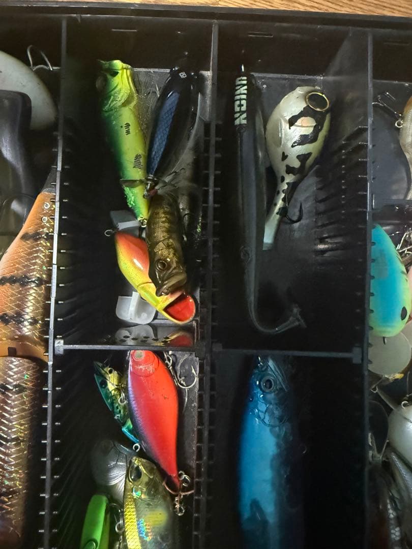 バス釣り引退セット ルアー ワーム ブルーシューター ジョイクロ