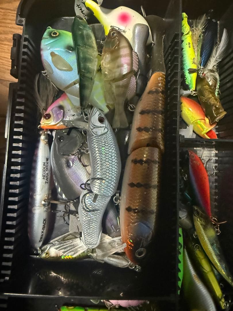 バス釣り引退セット ルアー ワーム ブルーシューター ジョイクロ