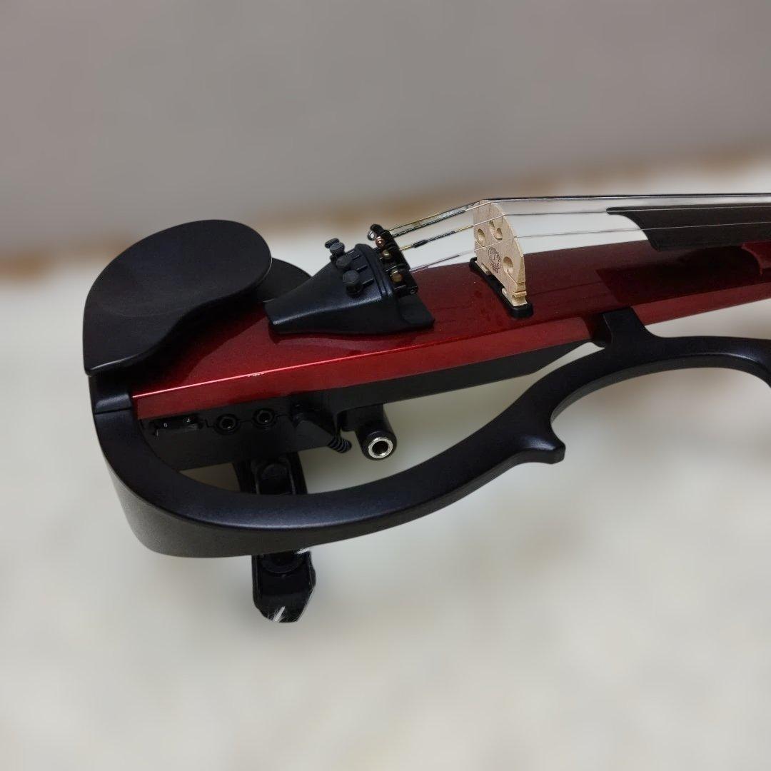 【極美品】YAMAHA SV-110 サイレントバイオリン 赤 付属品多数