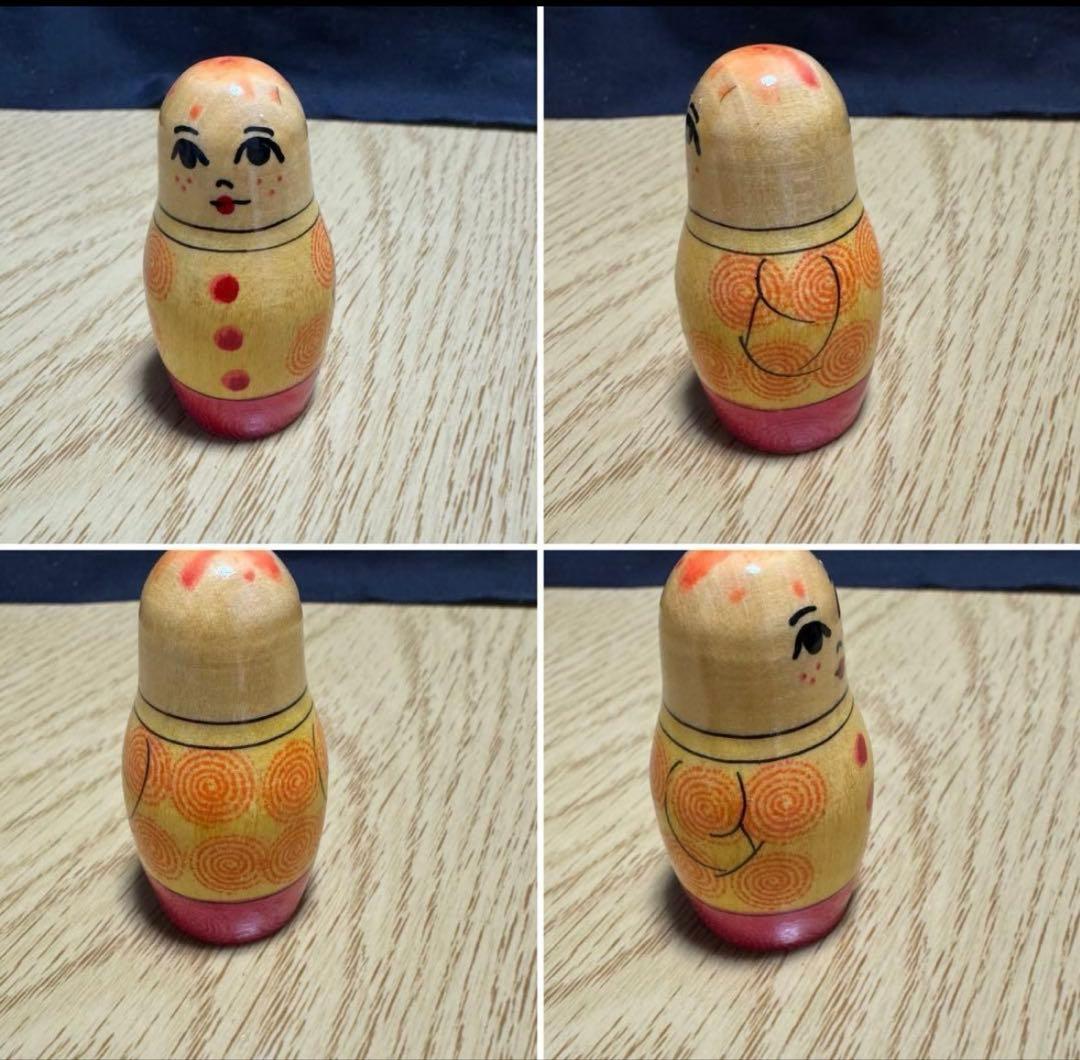 レア‼️ソビエト　ノリンクス社　親子マトリョーシカ5組　長期保存、現状