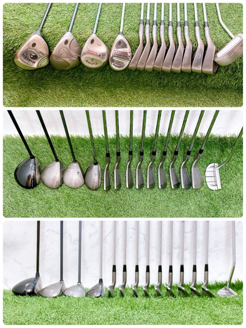 N5.キャロウェイ　初心者オススメ　メンズセット　ゴルフクラブ　14本 右利き