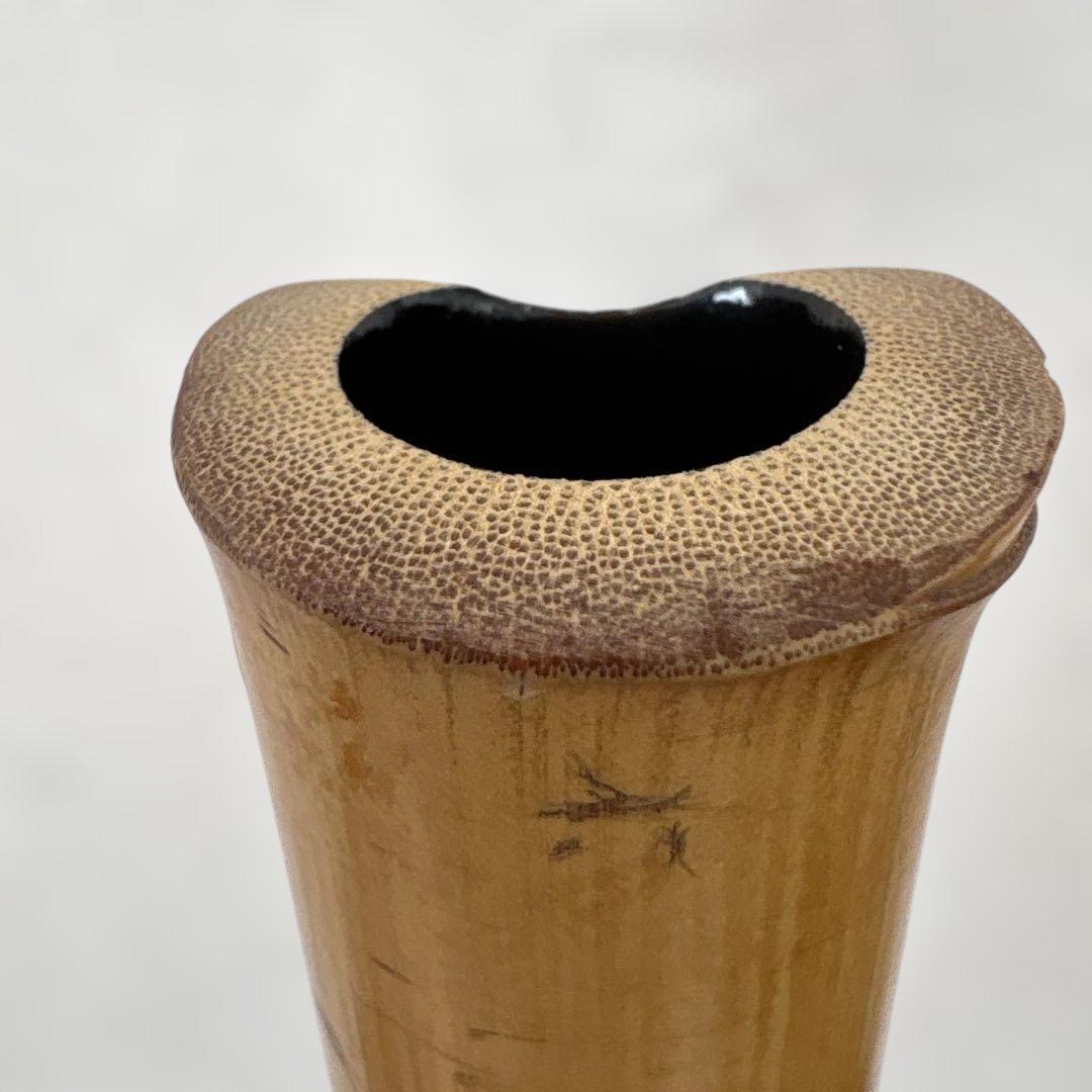 尺八 竹治刻印2ヶ所　 竹製　琴古流　約45.5cm