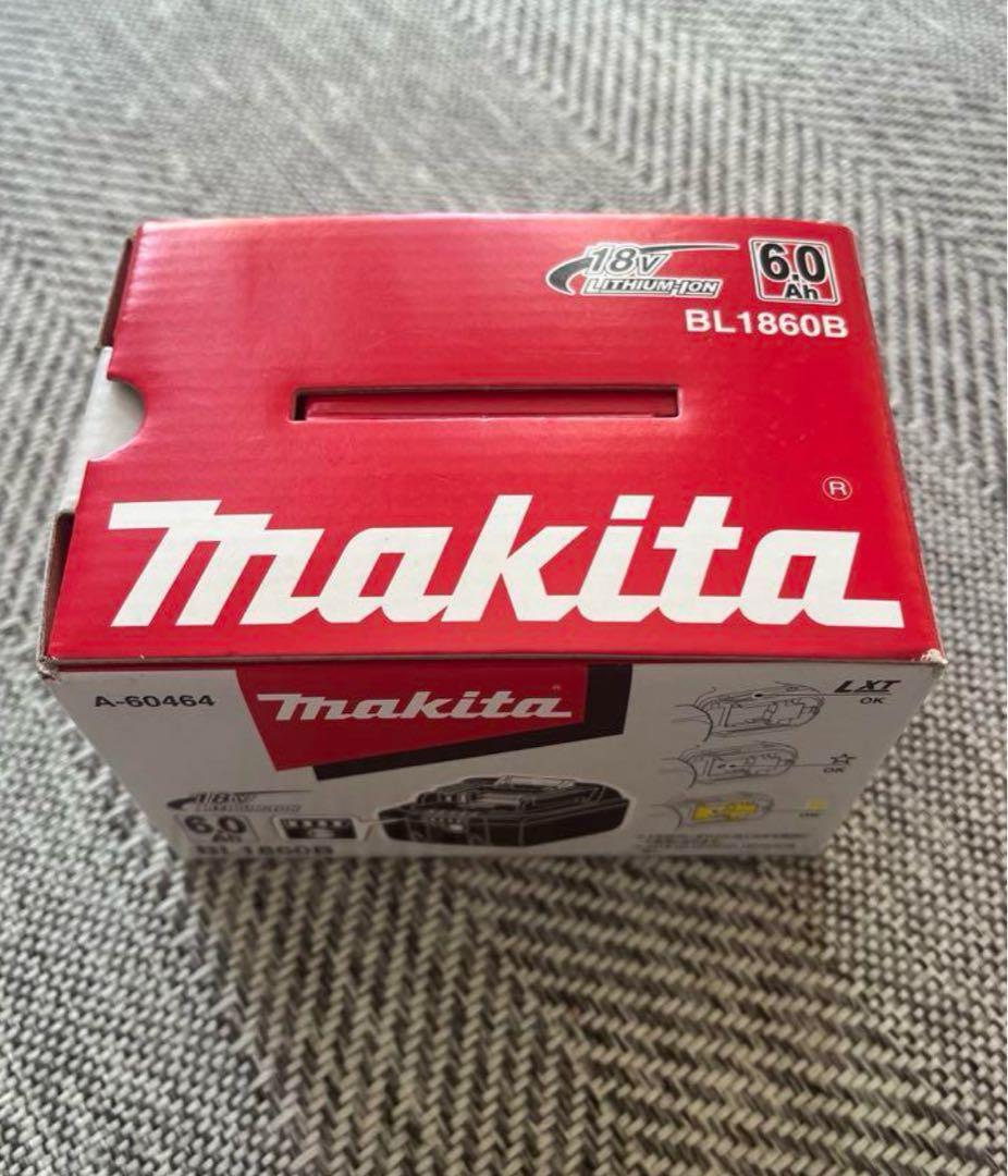 マキタ18vバッテリー6.0Ah (BL1860B) 新品未使用品　3個セット