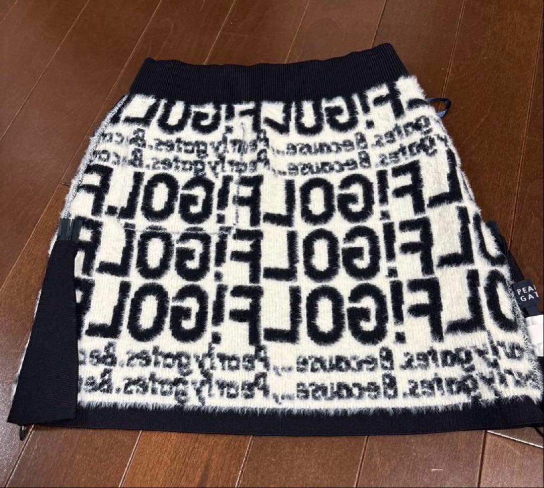 パーリーゲイツ GOLF柄ジャガード織スカートサイズ1