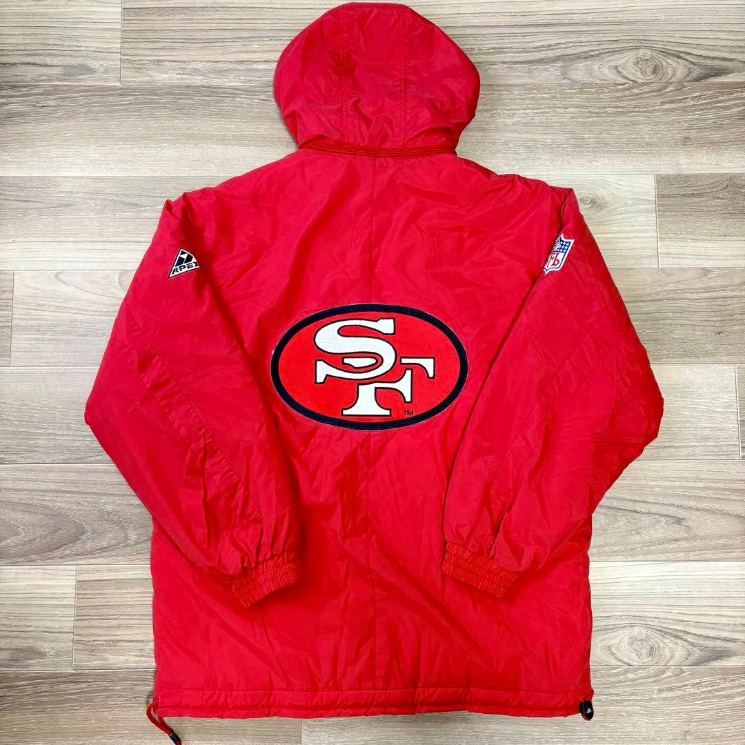 希少　NFL 49ers APEX ONE ナイロンジャケット L XL 90s