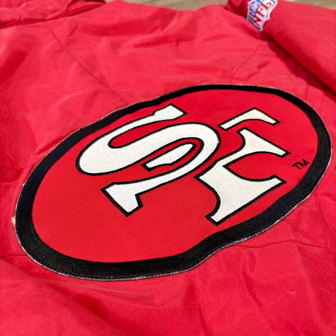 希少　NFL 49ers APEX ONE ナイロンジャケット L XL 90s