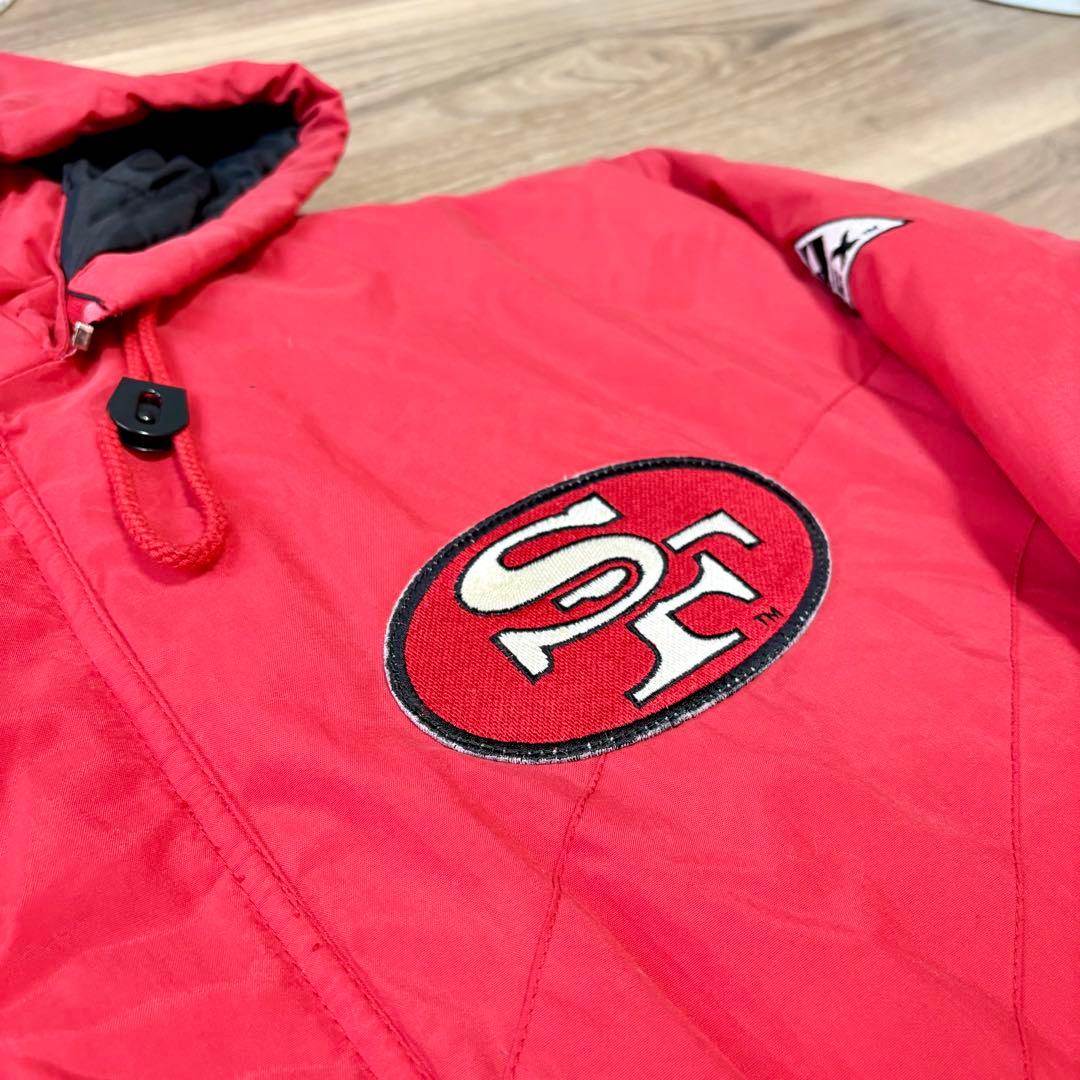 希少　NFL 49ers APEX ONE ナイロンジャケット L XL 90s