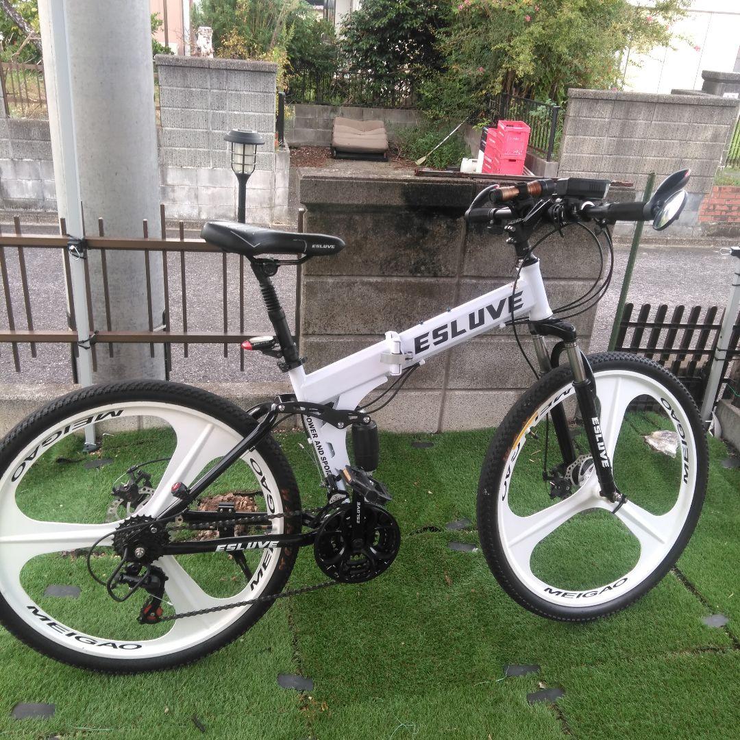 【bmkh 】ESLUVE 折り畳み式MTB福岡 引き取り希望