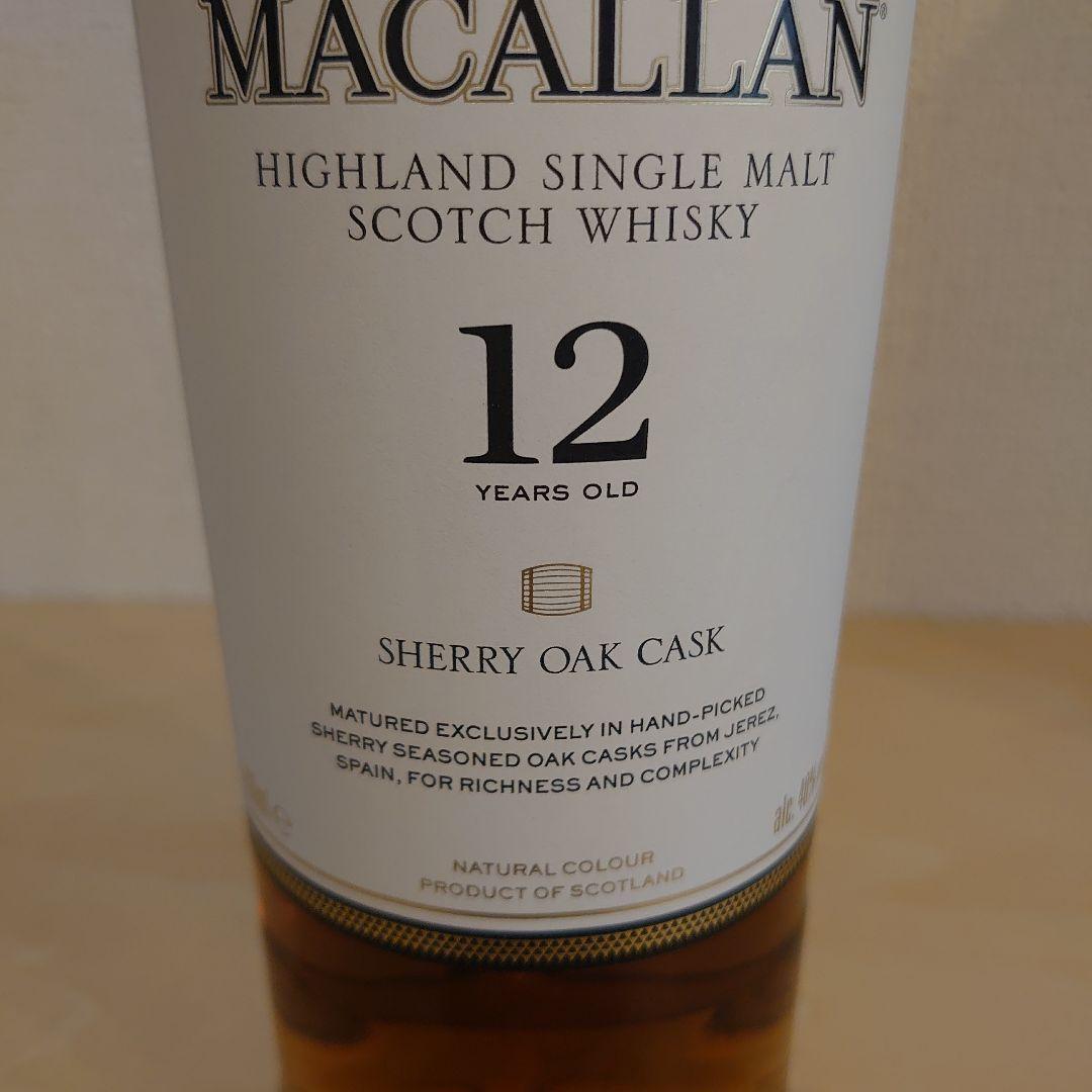 【値下げ】未開封新品マッカラン12年 シェリーオークカスク7 00 m l 1本