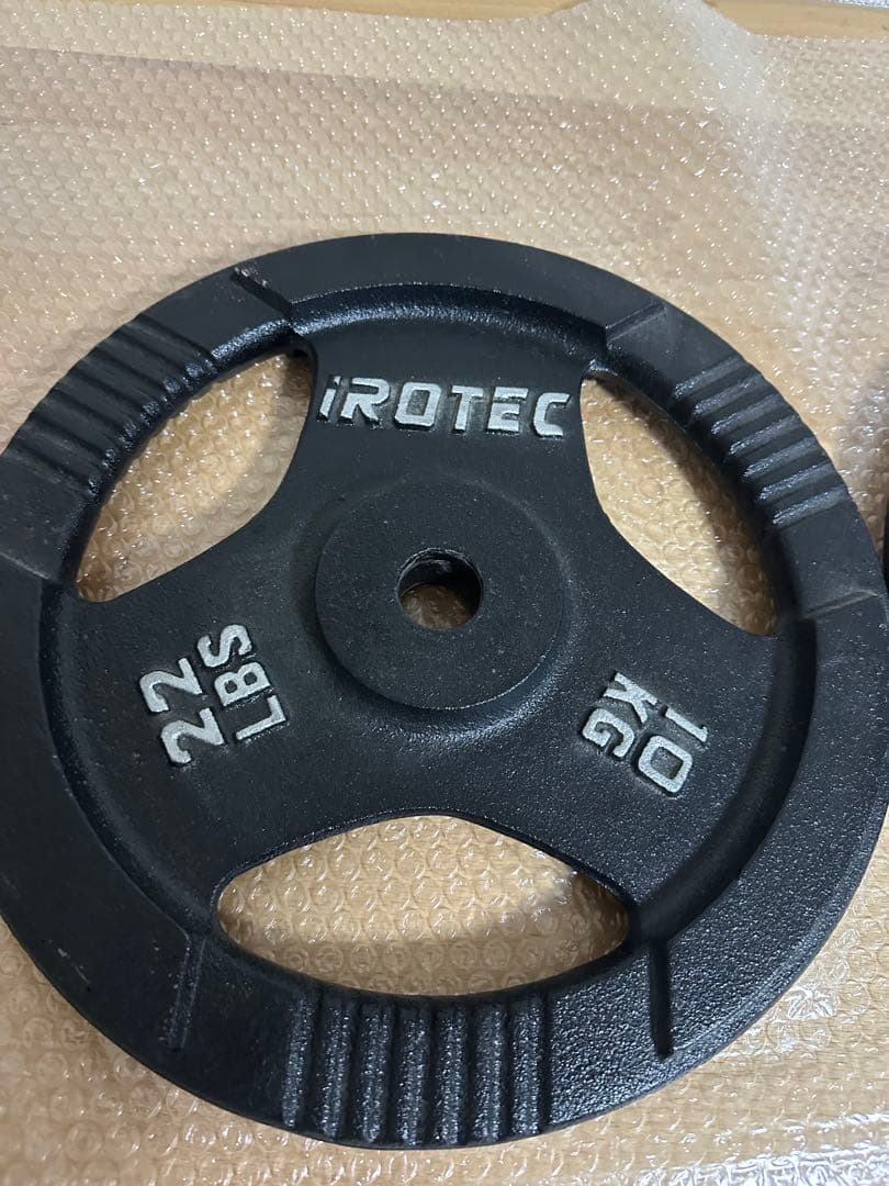 早い者勝ち アイロテック IROTEC プレート 10kg 2枚 20kgセット
