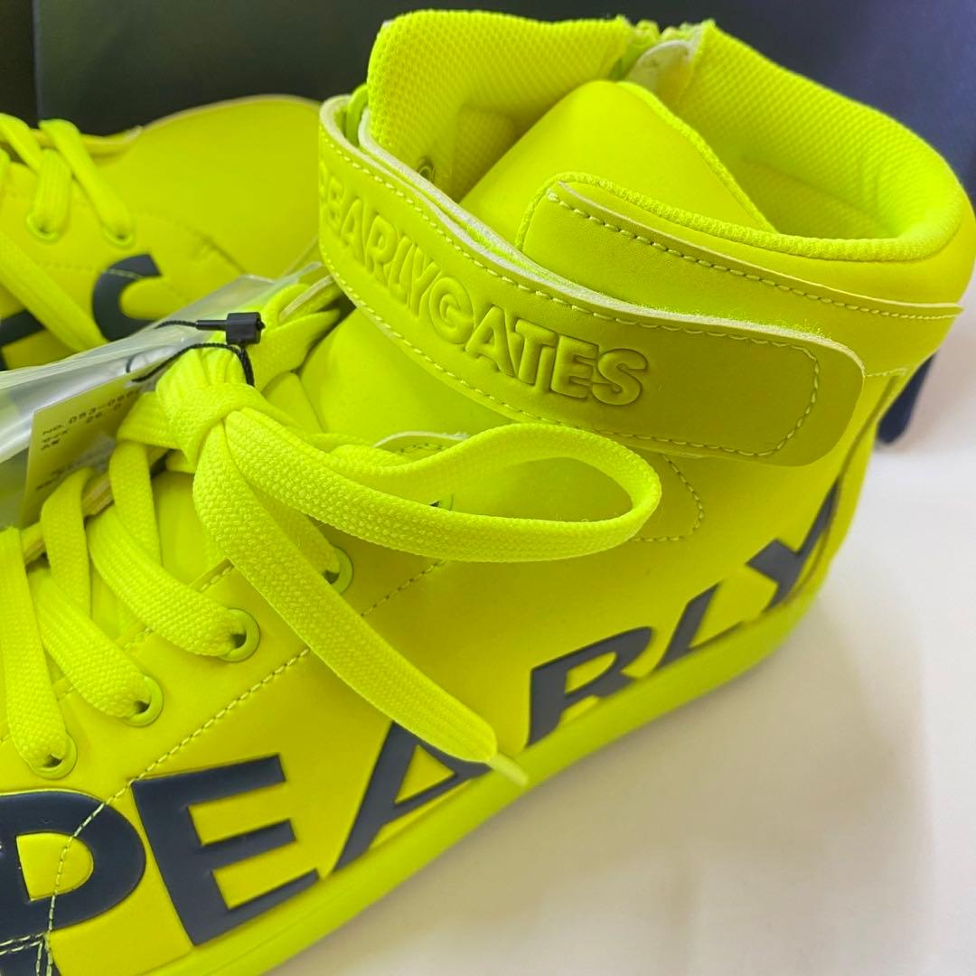 PEARLYGATES 053-0992310 イエロー ゴルフシューズ 箱あり