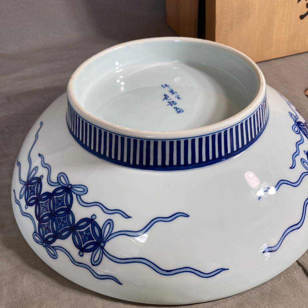 【伊万里色鍋島】色鍋島の伝統　名窯　鍋島焼　伊万里色鍋島窯　染錦橘絵　櫛高台大鉢