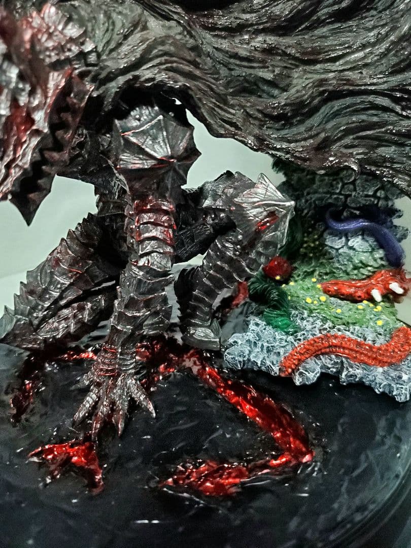 リペイント ベルセルク一番くじ A賞B賞 ガッツ 赤渦台座+烙印台座付き