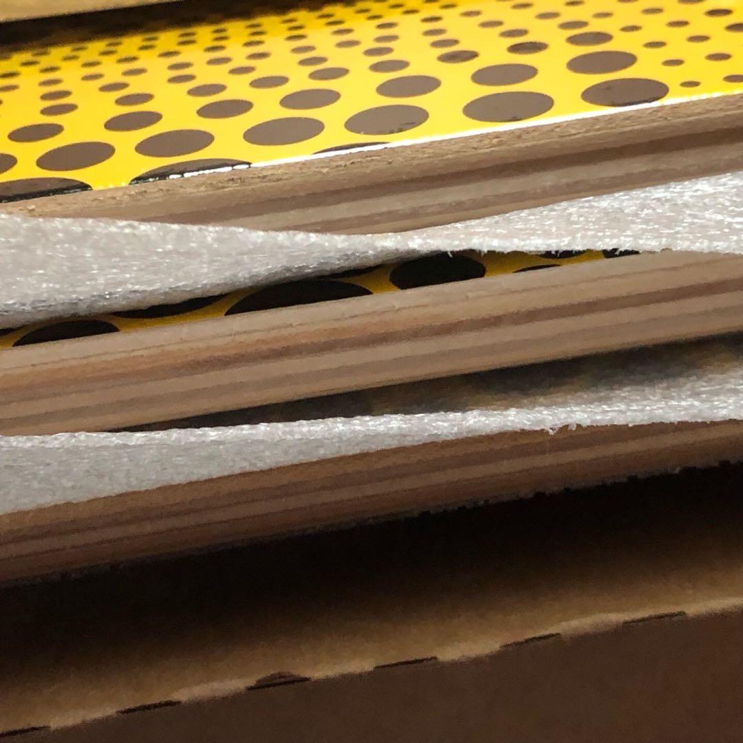 草間彌生 Yellow Trees Skateboard Triptych 3枚