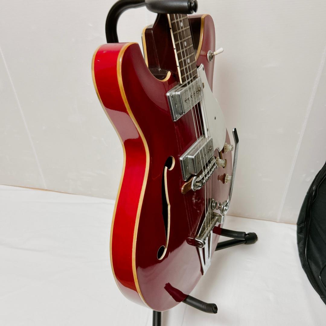 美品 Guyatone グヤトーン SG-25T セミアコ 赤 ビザールギター