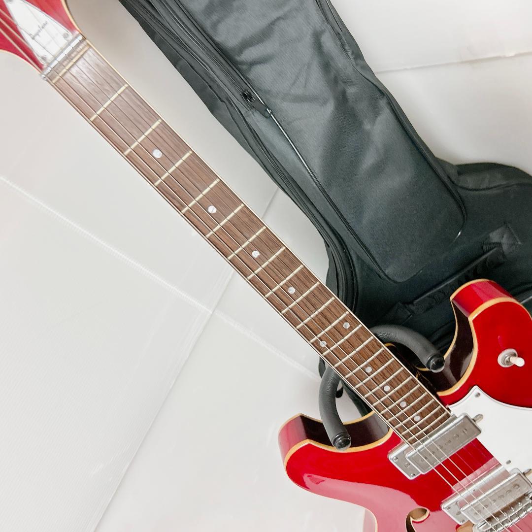 美品 Guyatone グヤトーン SG-25T セミアコ 赤 ビザールギター