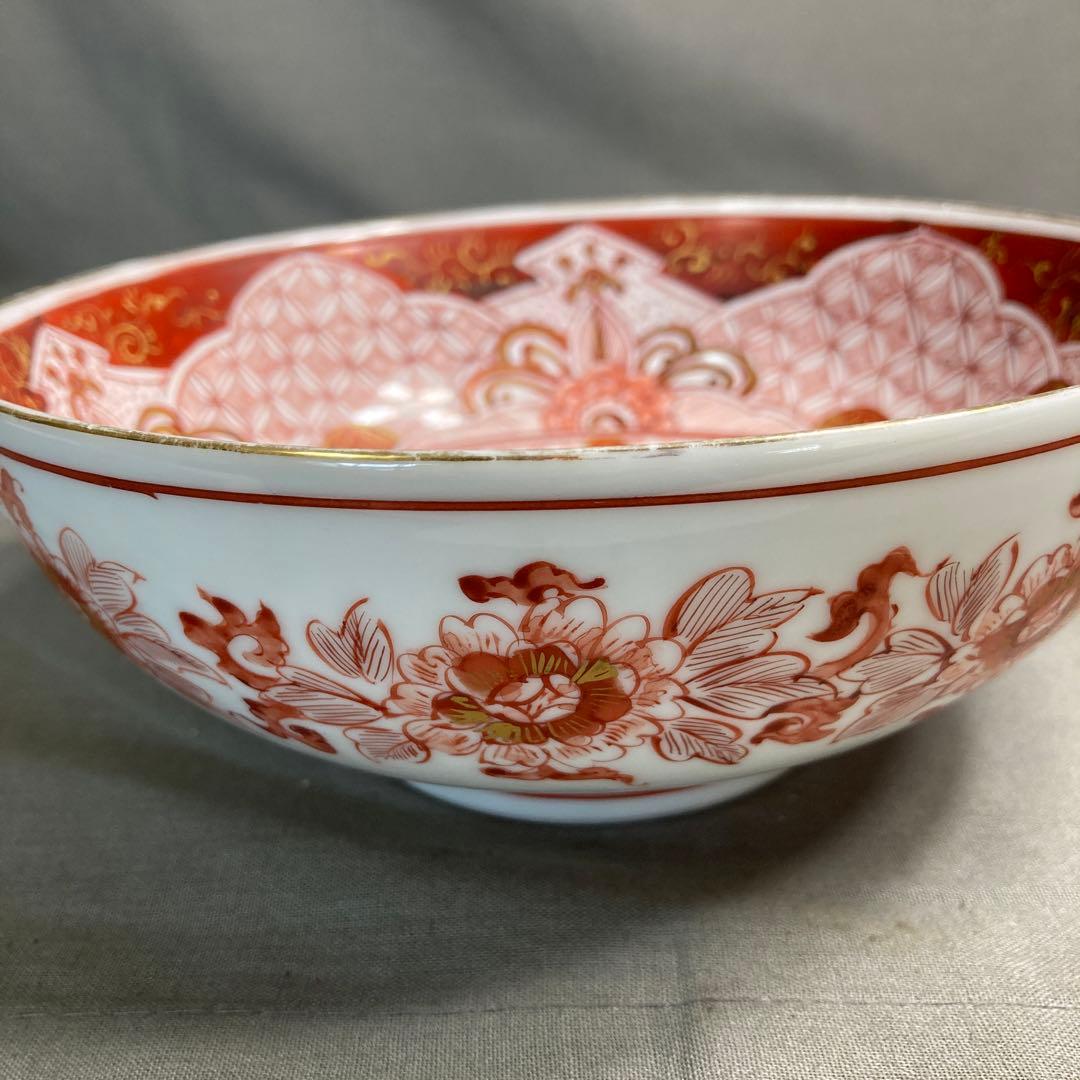 【九谷飯田屋】九谷焼の伝統　日本名窯　角福印　九谷飯田屋　四方割地紋山水見込　鉢